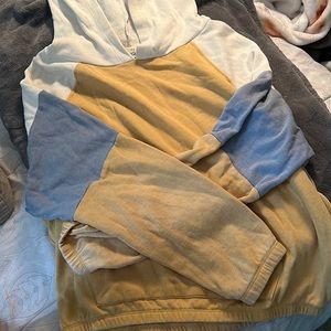 Cute multicolored light sweatshirt